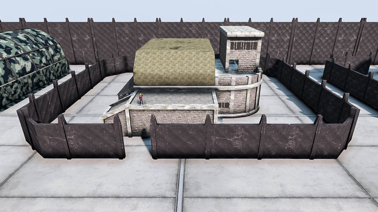 Base com muro 01